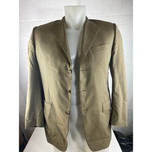 Men's Corneliani Extra Fine Virgin Wool Sport Coat Blazer Jacket Size 54L Tan